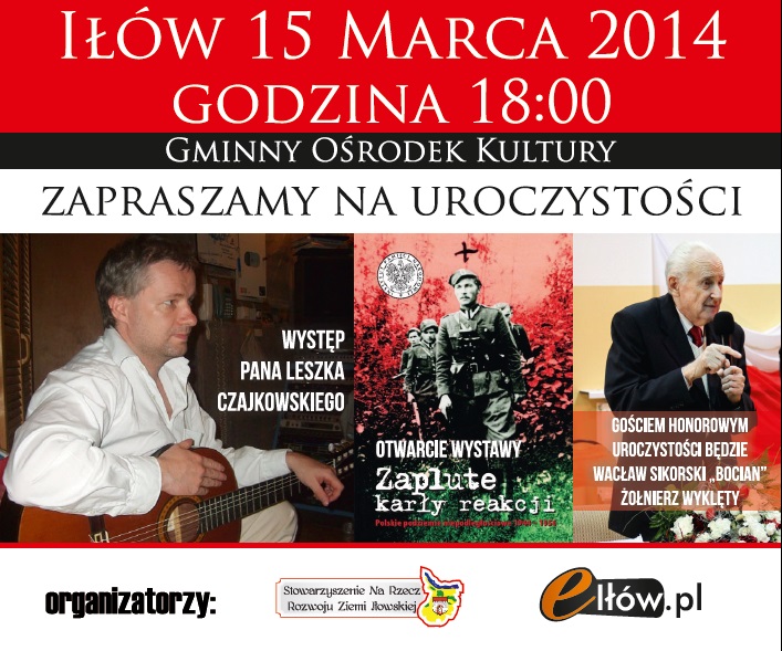 Zaproszenie na obchody Narodowego Święta Żołnierzy Wyklętych