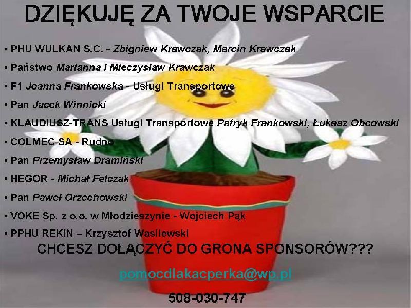 Majówka dla Kacperka - UWAGA! IMPREZA DWUDNIOWA