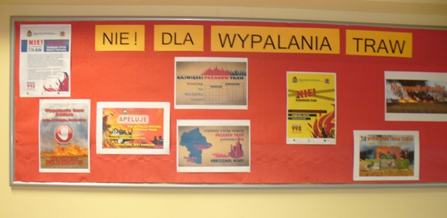 Konkurs plastyczny NIE! DLA WYPALANIA TRAW