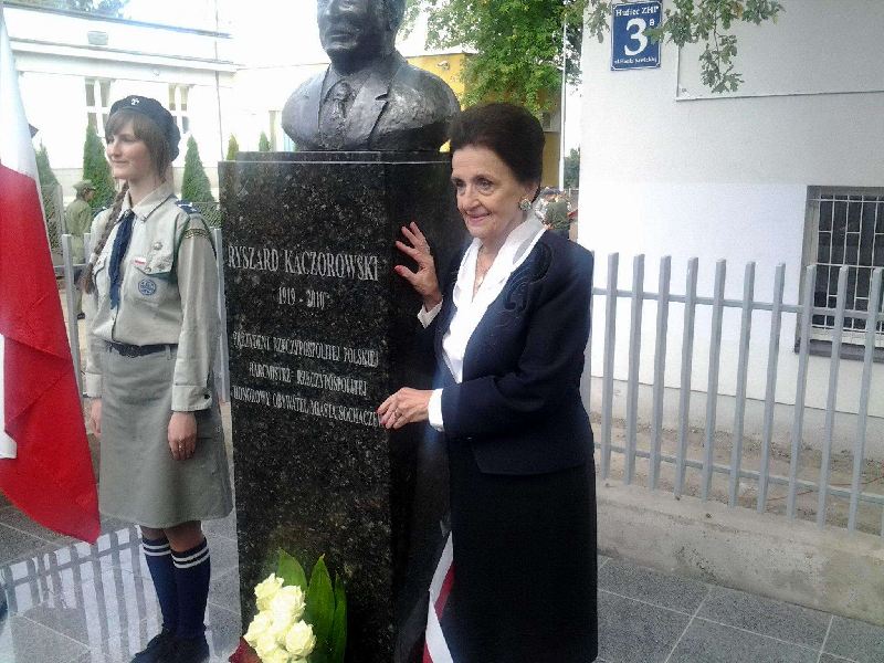 Uroczystości przy krypcie Ryszarda Kaczorowskiego
