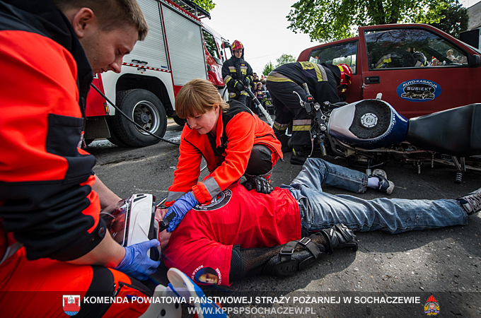 Pokaz ratownictwa technicznego – Motoserce 2014