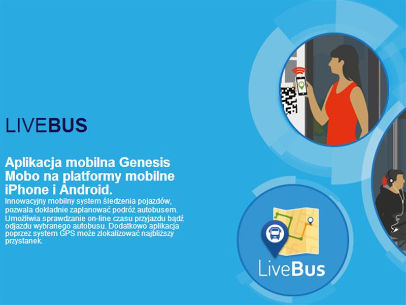 Do autobusu tylko z aplikacją LIVEBUS