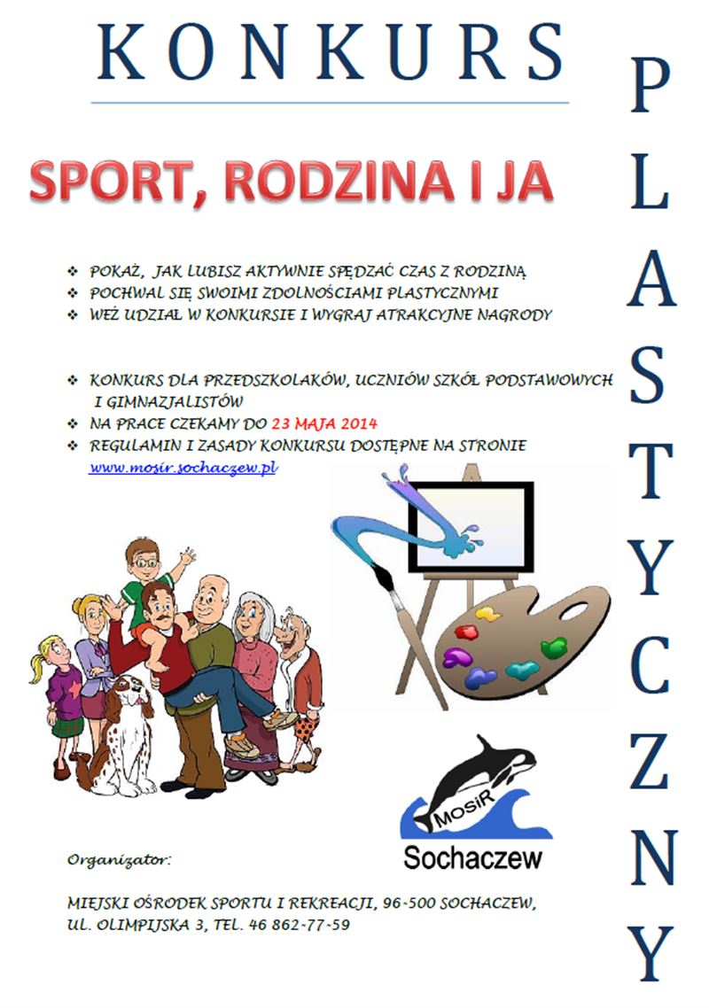 Sport, rodzina i ja - konkurs plastyczny