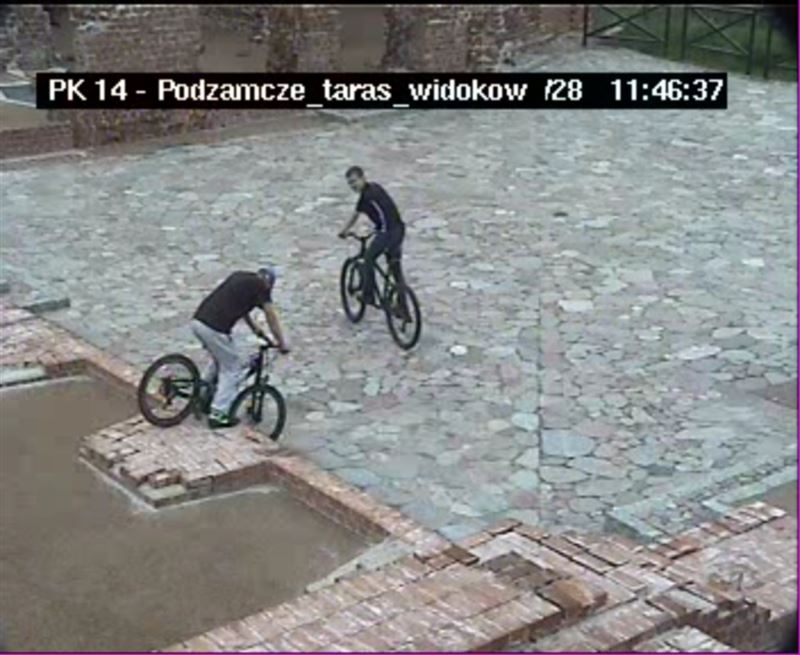Zamek w centrum uwagi kamer monitoringu