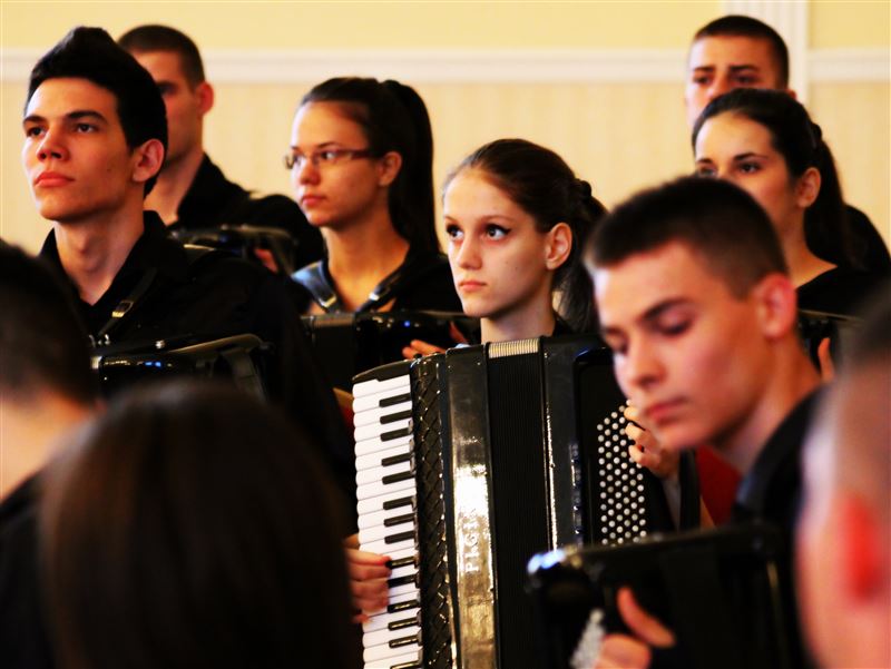 Akordeoniści z Serbii przyciągnęli tłumy