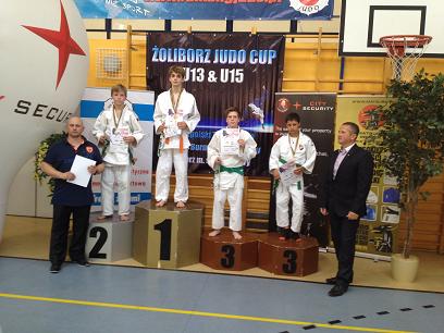 Szymon Górka złotym medalistą Ogólnopolskiego Turnieju Judo w Warszawie.