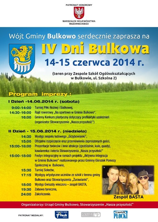 Zaproszenie na IV Dni Bulkowa