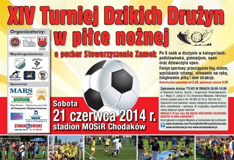 W sobotę XIV Turniej Dzikich Drużyn