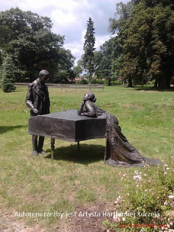 Fryderyk Chopin i guwernantka już w Sannikach