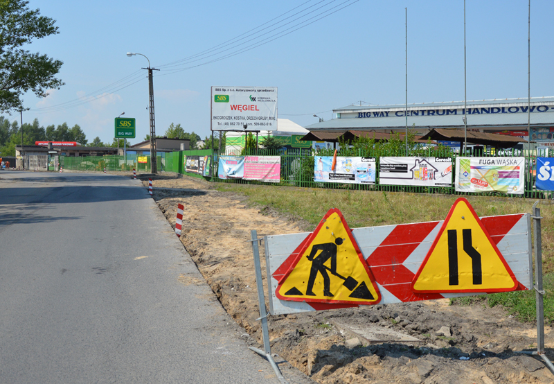 Nowy chodnik na Sienkiewicza