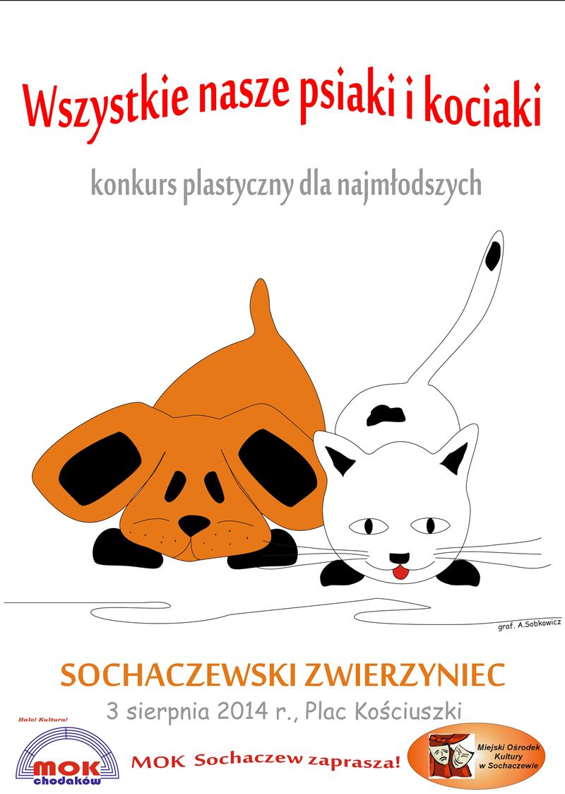 Wszystkie nasze psiaki i kociaki - konkurs plastyczny dla najmłodszych!