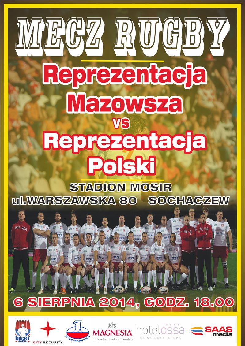Dziś w Sochaczewie zagra reprezentacja Polski w rugby!