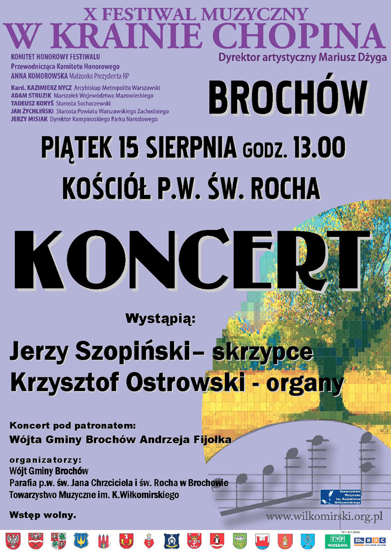 Koncert w Brochowie i Leoncinie