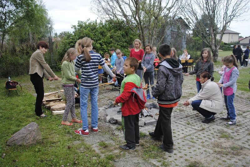 Ognisko na zakończenie Akcji Lato w Bibliotece