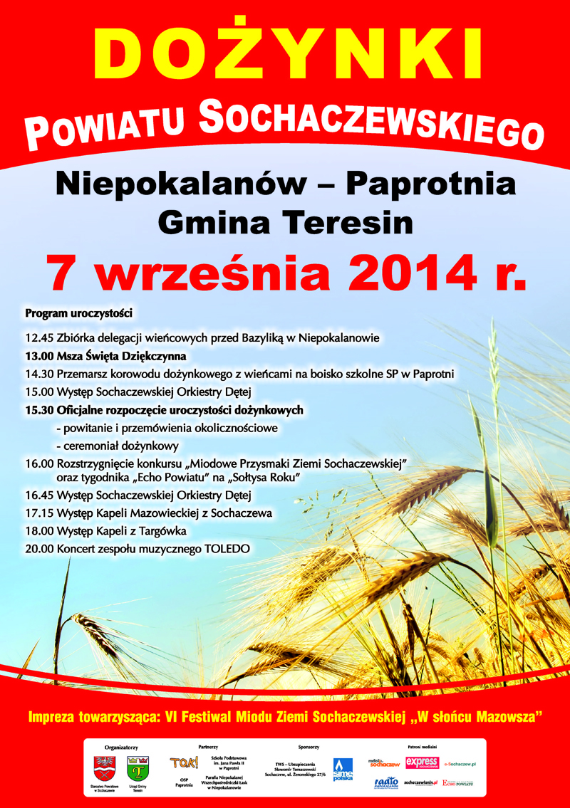 Dożynki Powiatowe 7 września
