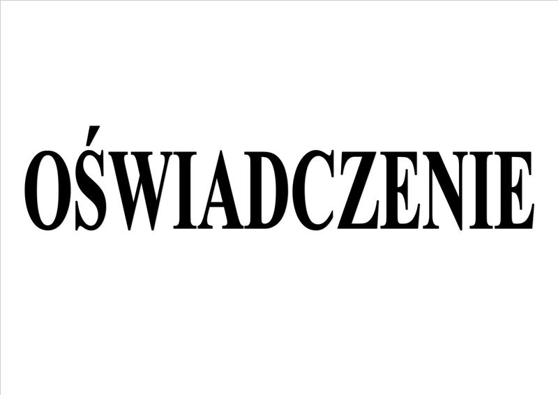 OŚWIADCZENIE w sprawie Kina Mazowsze