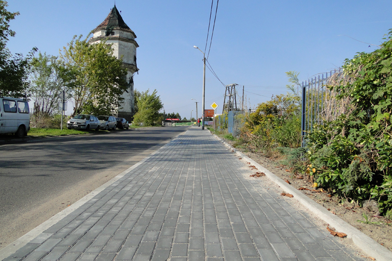 Chodnik przy stacji PKP wyremontowany