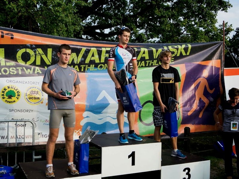 Łukasz Winnicki V-ce Mistrzem Warszawy w Triathlonie