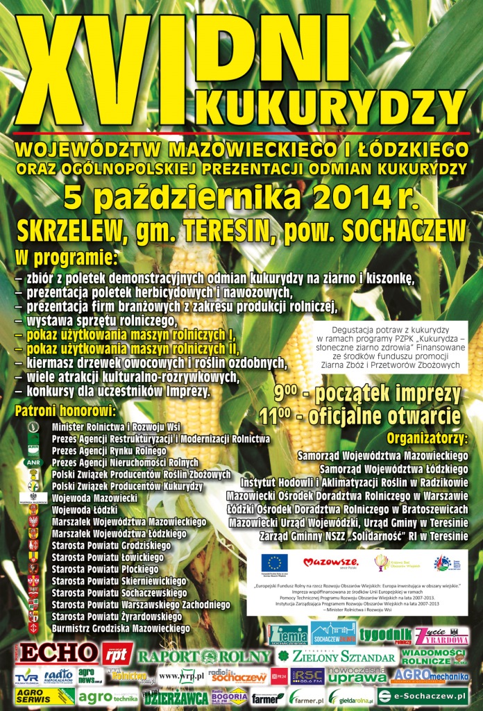 Już niebawem XVI Dni Kukurydzy w Skrzelewie