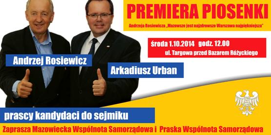 Premiera piosenki Mazowieckiej Wspólnoty Samorządowej