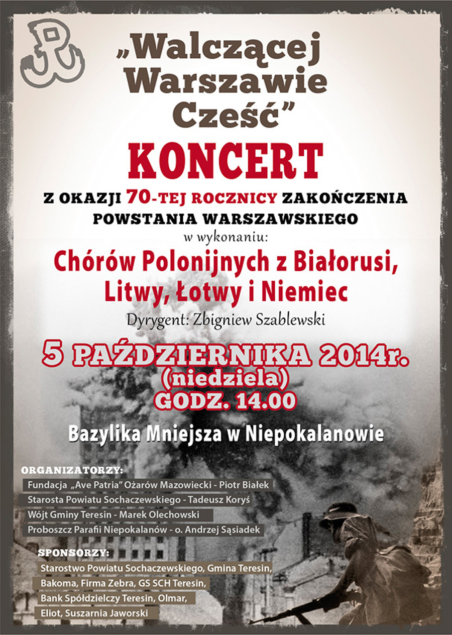 Semper invicta – koncert chórów w Niepokalanowie