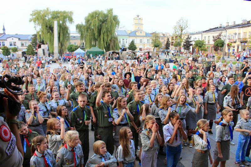 Zlot harcerzy z Mazowsza