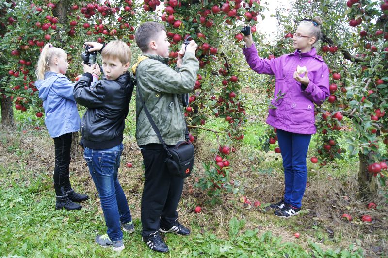 Warsztaty fotograficzne w sadzie
