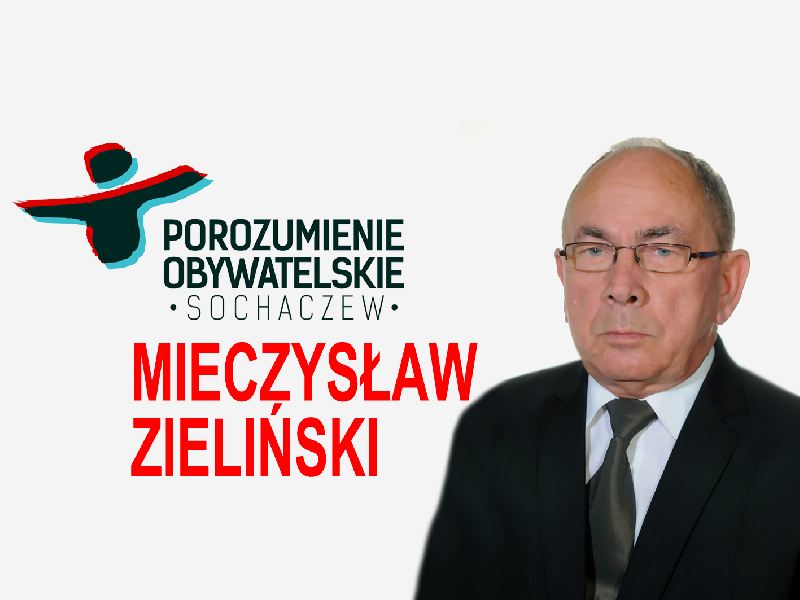 Mieczysław Zieliński – Kandydat do Rady Powiatu – lista 23, nr 2 na liście