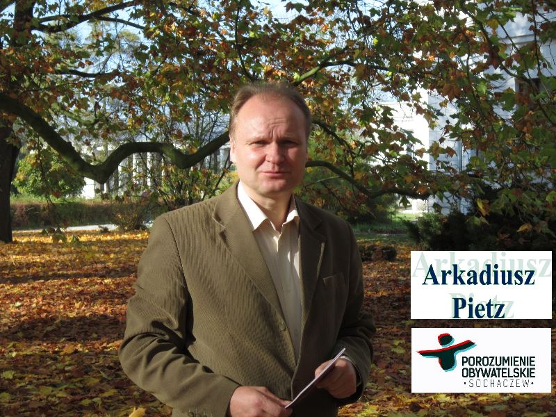 Arkadiusz Pietz – kandydat do Rady Powiatu – okręg 2, lista 23, pozycja 11