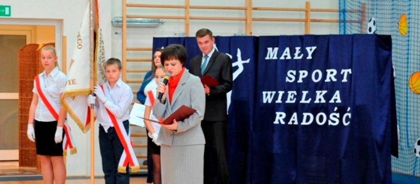 Uroczystość otwarcia sali gimnastycznej w Szkole Podstawowej w Żukowie