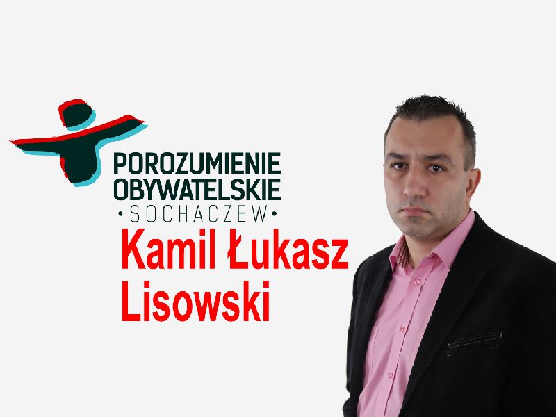 Kamil Łukasz Lisowski - kandydat do Rady Powiatu