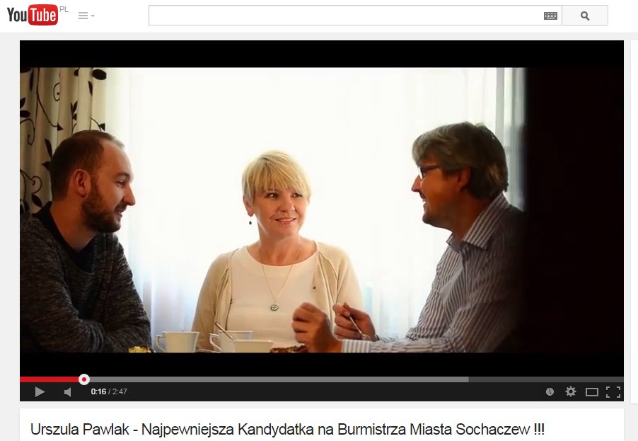 Urszula Pawlak - SPOT WYBORCZY - najpewniejsza kandydatka na burmistrza!