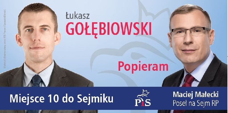Popieram Łukasza Gołębiowskiego