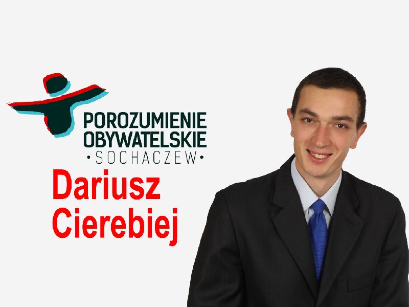 Dariusz Cierebiej - kandydat do Rady Miejskiej - okręg 14