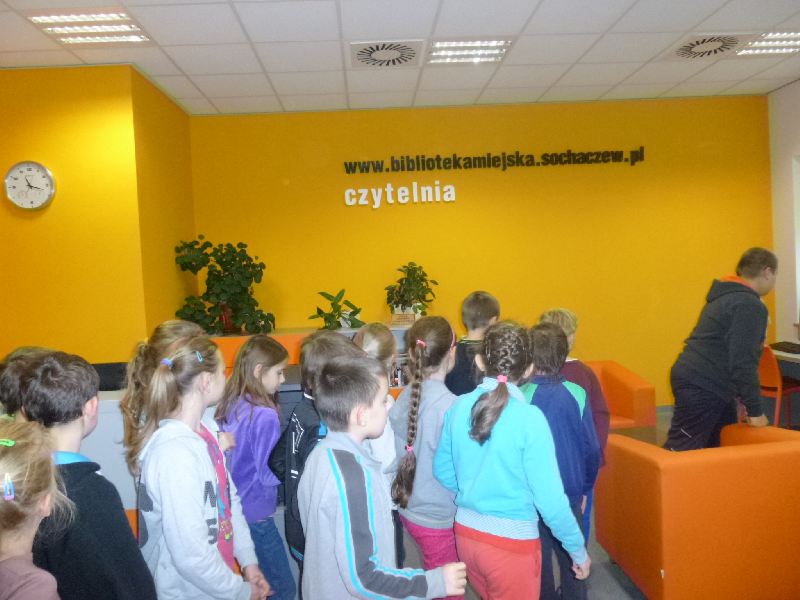 Zajęcia biblioteczne w Bibliotece Miejskiej