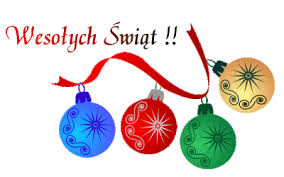 WESOŁYCH ŚWIĄT !!!