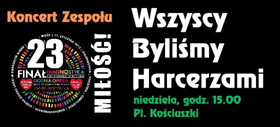Koncert zespołu WSZYSCY BYLIŚMY HARCERZAMI w Sochaczewie