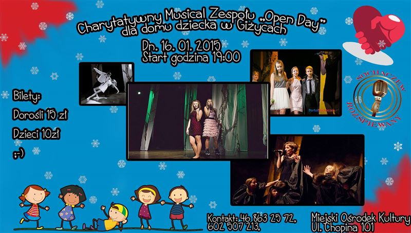 Musical Chodaków 2015 – zbieramy dla Domu Dziecka w Giżycach