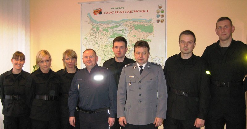 Najwyższy policjant w Polsce rozpoczął służbę w Sochaczewie