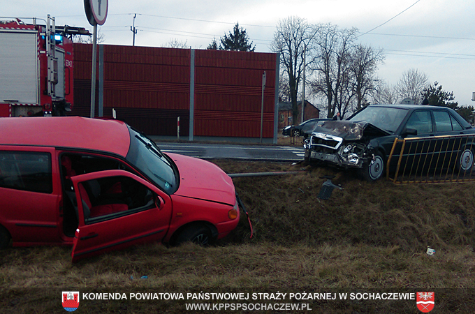 Wypadek drogowy we Władysławowie