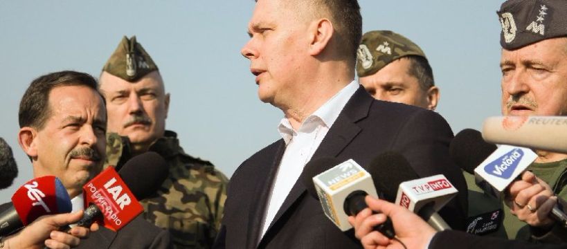 Wojsko amerykańskie i minister MON w Sochaczewie - Bielicach - video