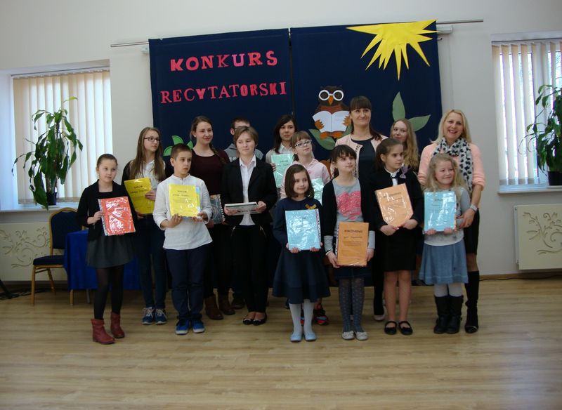 Eliminacje gminne XXXV Małego Konkursu Recytatorskiego