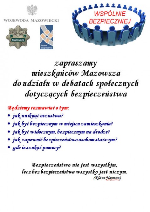 Sochaczewska debata o bezpieczeństwie 27 maja 2015