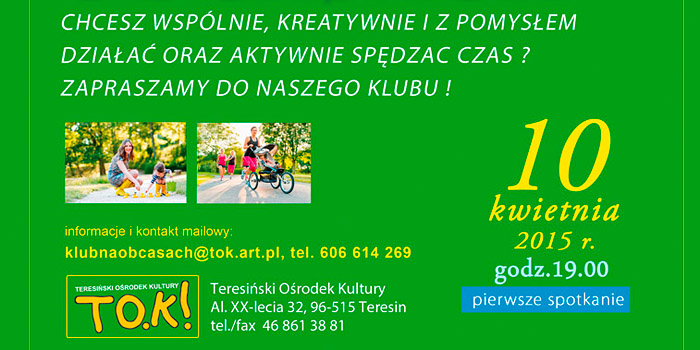 Klub Aktywnych Mam w Teresińskim Ośrodku Kultury
