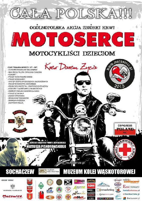 Motocyklowy piknik charytatywny - MOTOSERCE 2015