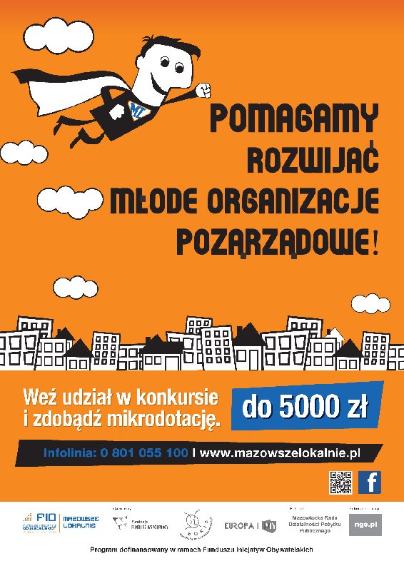 Konkurs dla młodych organizacji pozarządowych