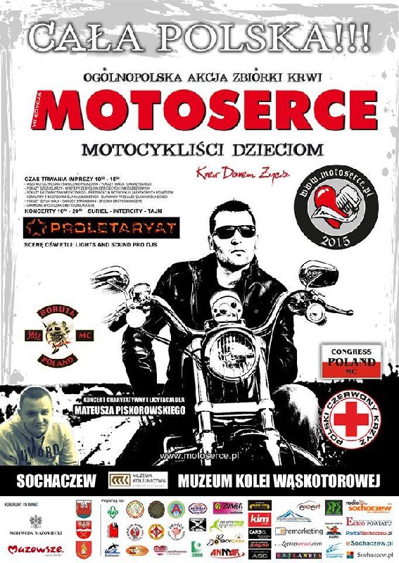 MOTOSERCE 2015 – niedziela 26 kwietnia – program