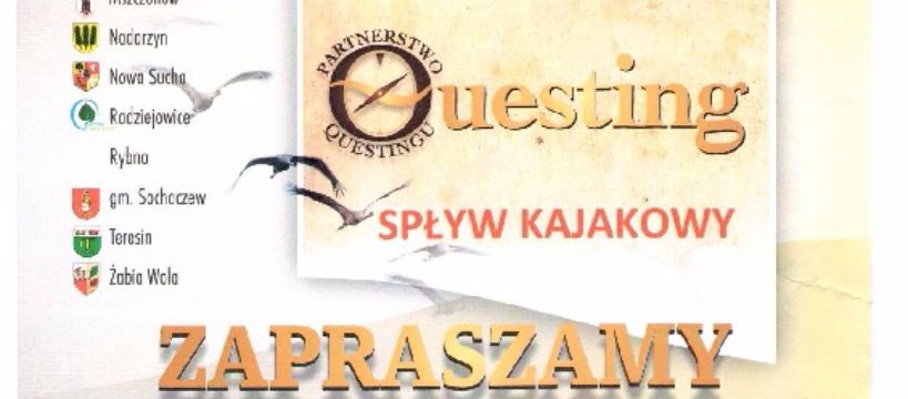 Questing – spływ kajakowy – Nowa Sucha 2015