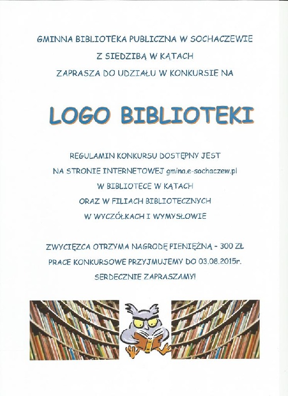 Konkurs na LOGO BIBLIOTEKI W KATACH