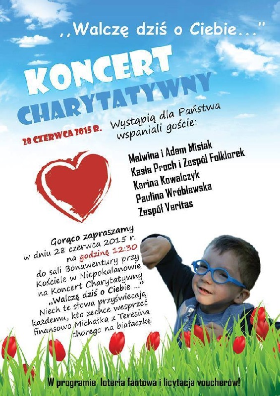 Koncert charytatywny dla Michałka z Teresina